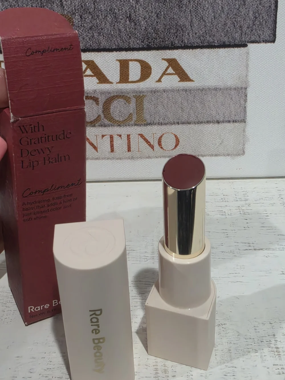 Rare Beauty With Gratitude Dewy Lip Balm — Compliment